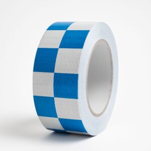 Honeycomb Reflective Tape (White-Blue)