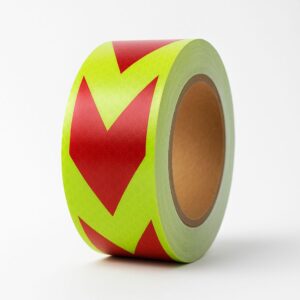 Honeycomb Reflective Tape (Lime Green-Red)