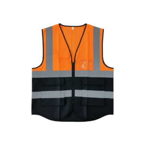 Safety vest class 2 Orange/Black